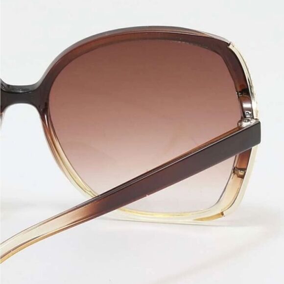 Brand NEW OVERSIZED OMBRE BROWN SUNGLASSES main image 6